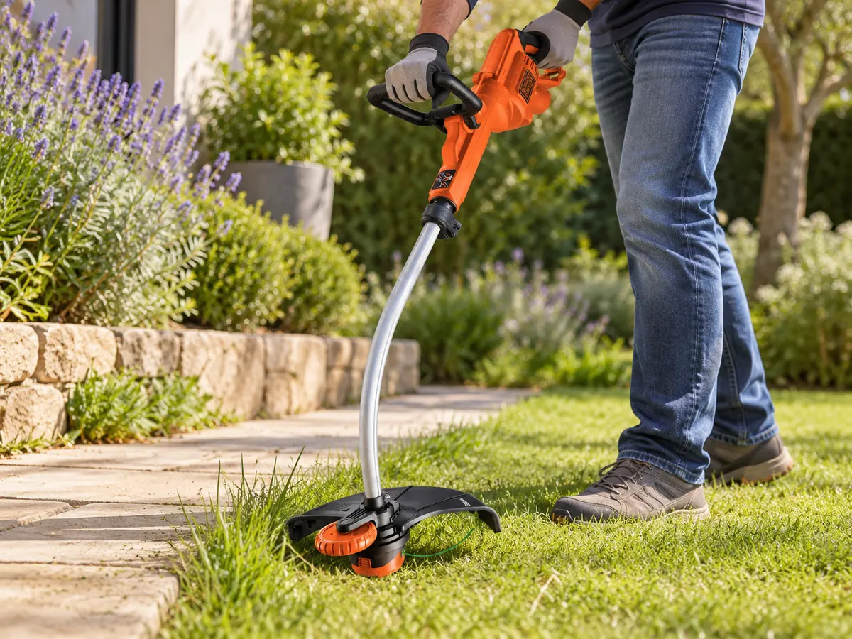 Puissance et largeur de coupe — Black+Decker GL7033