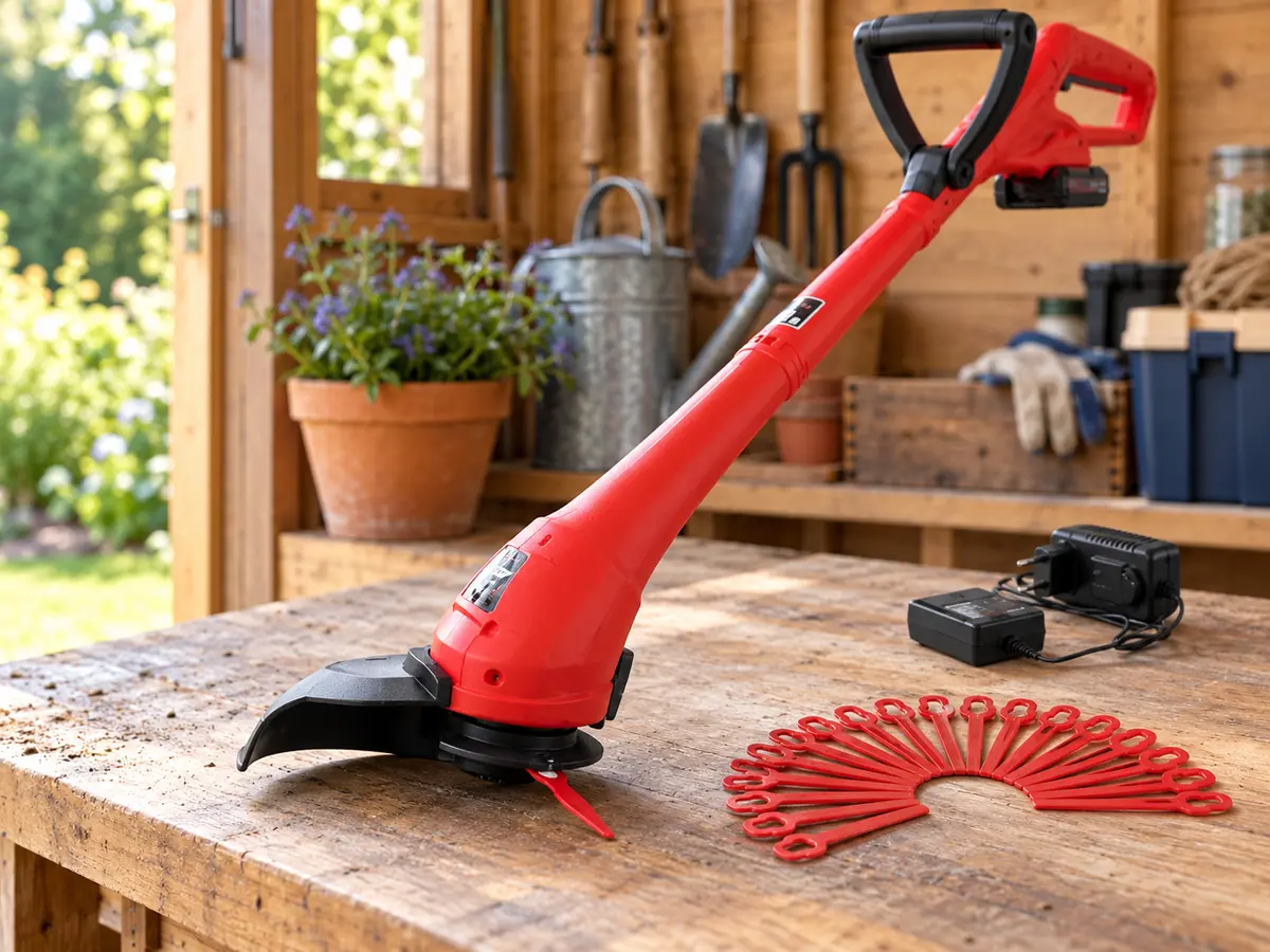 Coupe en lames plastique : douce mais à surveiller — Einhell GC-CT 18/24 LI P