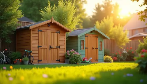 Réglementation choc : deux abris de jardin sur un terrain, piège administratif à éviter !