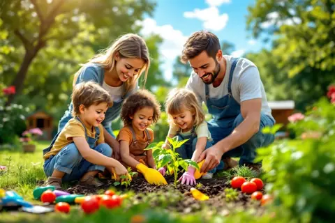 Activités de jardinage pour toute la famille