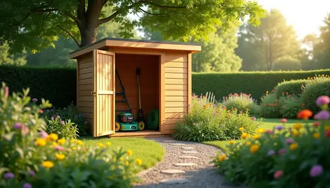 Quelle dimension pour un abri de jardin sans autorisation ?