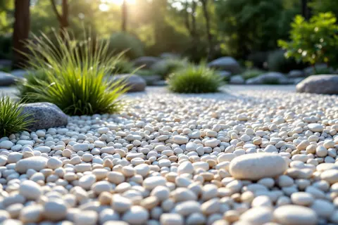 Exploitez les galets pour sublimer et simplifier votre jardin