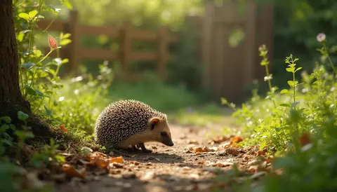 Hérisson dans le jardin : signification spirituelle et rôle écologique à connaître