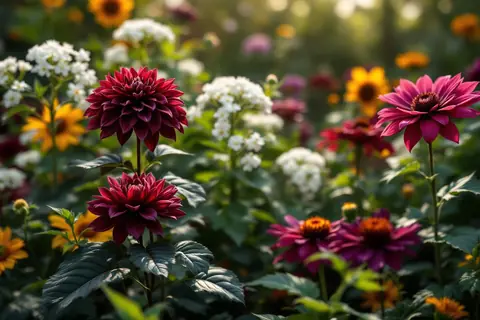 Illuminez votre jardin d’été avec des fleurs aux teintes sombres et originales