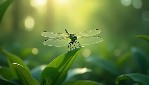 Libellule verte signification : symboliques et messages à découvrir