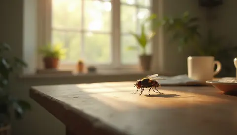 Mouche dans la maison : signification spirituelle et message à décrypter