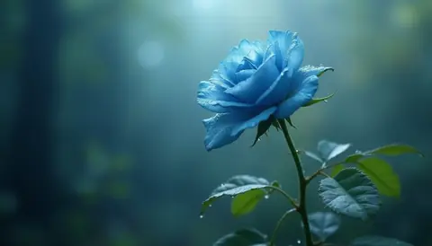 Rose bleu signification spirituelle : mystères et messages cachés révélés