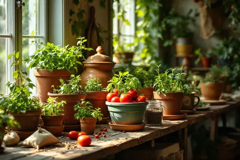 Transforme ton intérieur en oasis avec un potager d'intérieur réussi