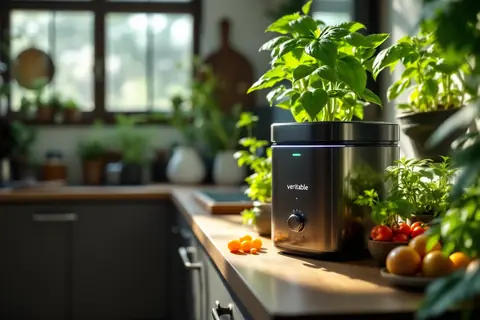 Transformez votre cuisine en oasis grâce au potager d'intérieur Véritable