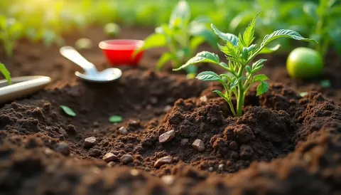Que mettre dans le trou de plantation des tomates pour une récolte abondante