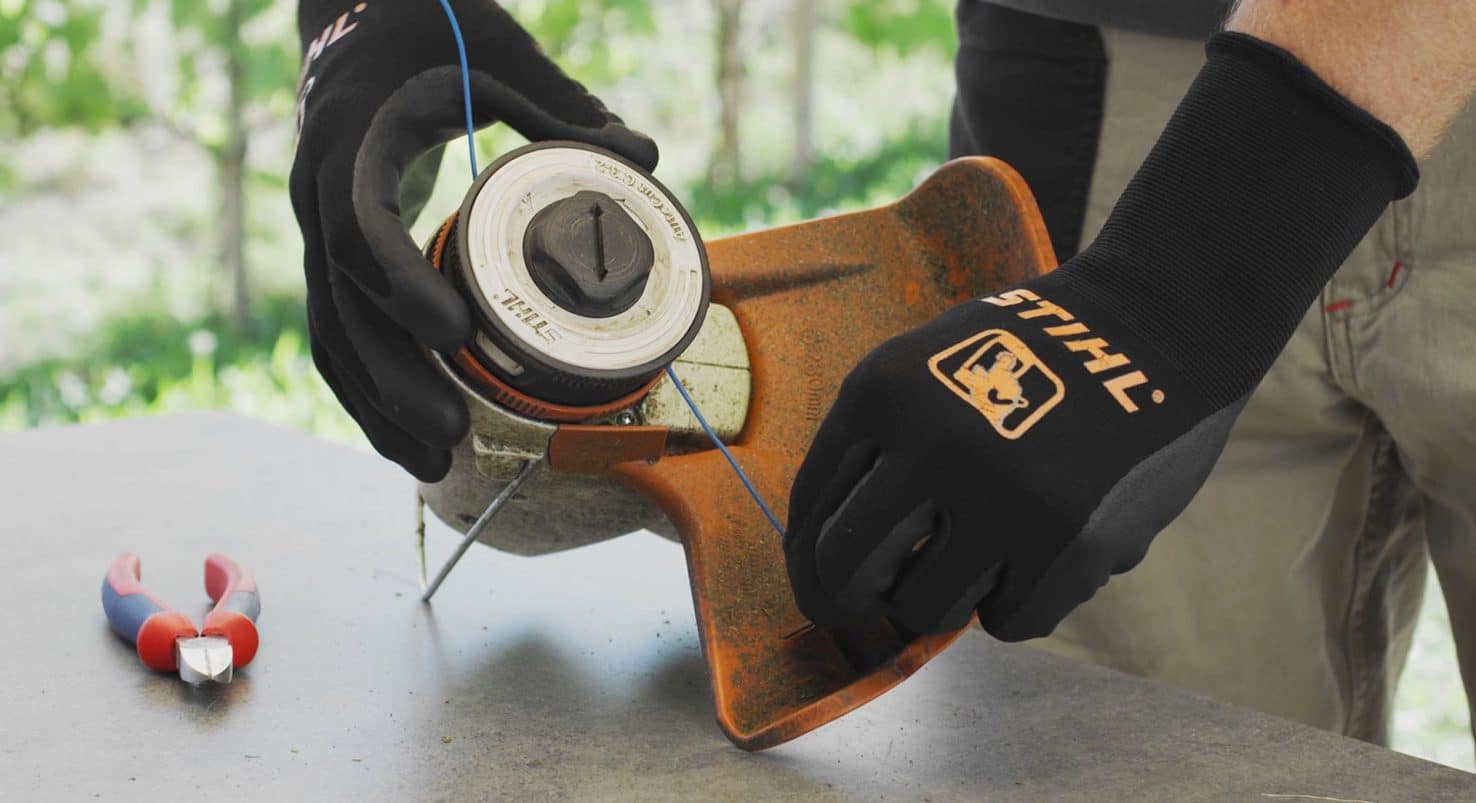 changer un fil de coupe credit stihl