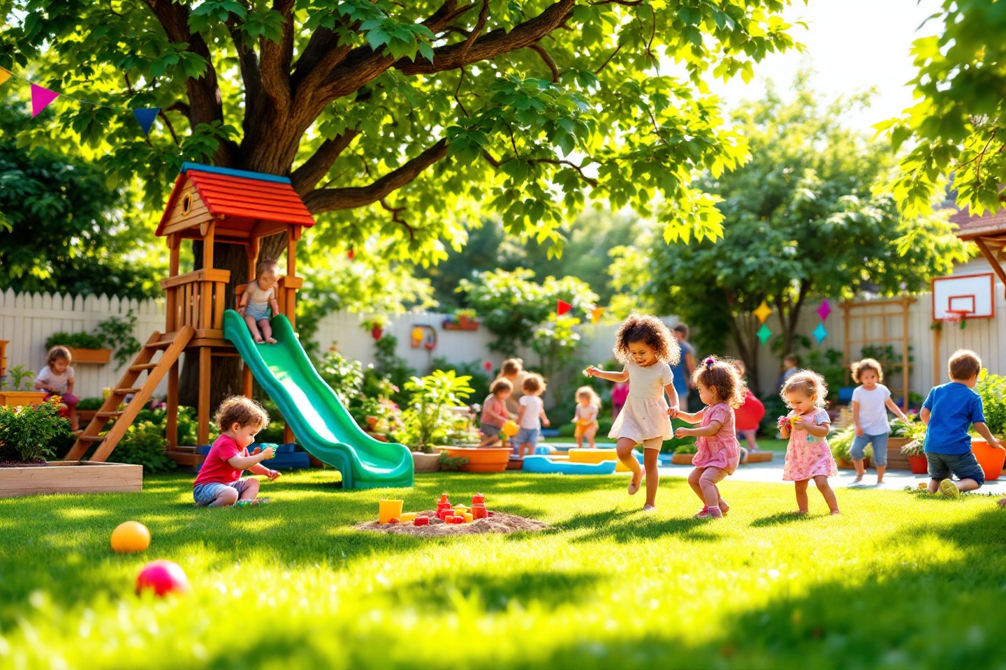 Transformez votre jardin en un terrain de jeux amusant et sécurisé pour enfants