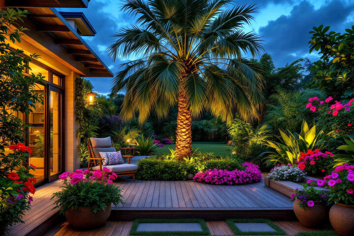 Comment aménager un espace chaleureux autour de votre palmier pour sublimer votre jardin