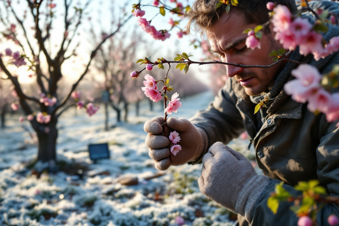 Protéger vos arbres fruitiers des gelées : comprendre la température de gel essentielle