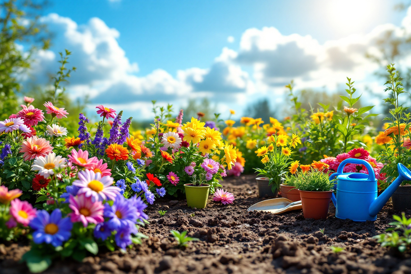 quelles fleurs planter mars pour jardin eclatant colore 1