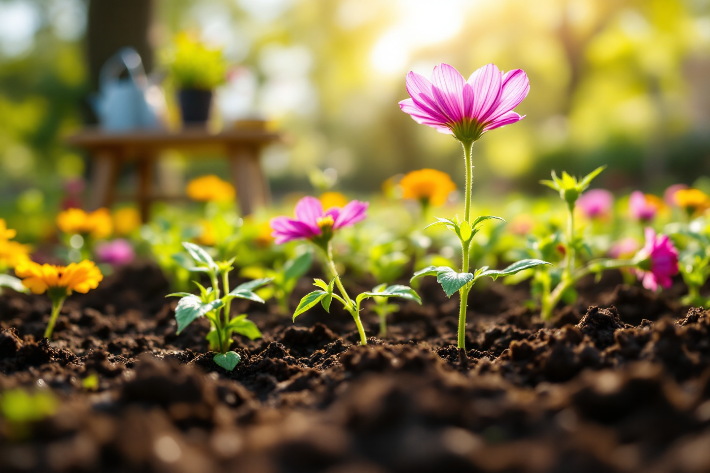 quelles fleurs planter mars pour jardin eclatant colore 2