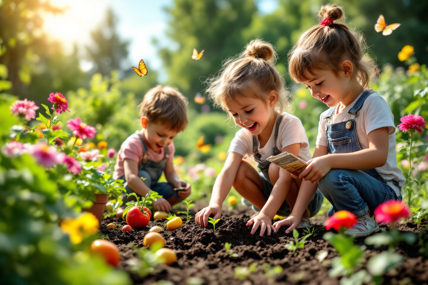 initiez vos enfants semaine jardinage decouvrez nature ensemble 1