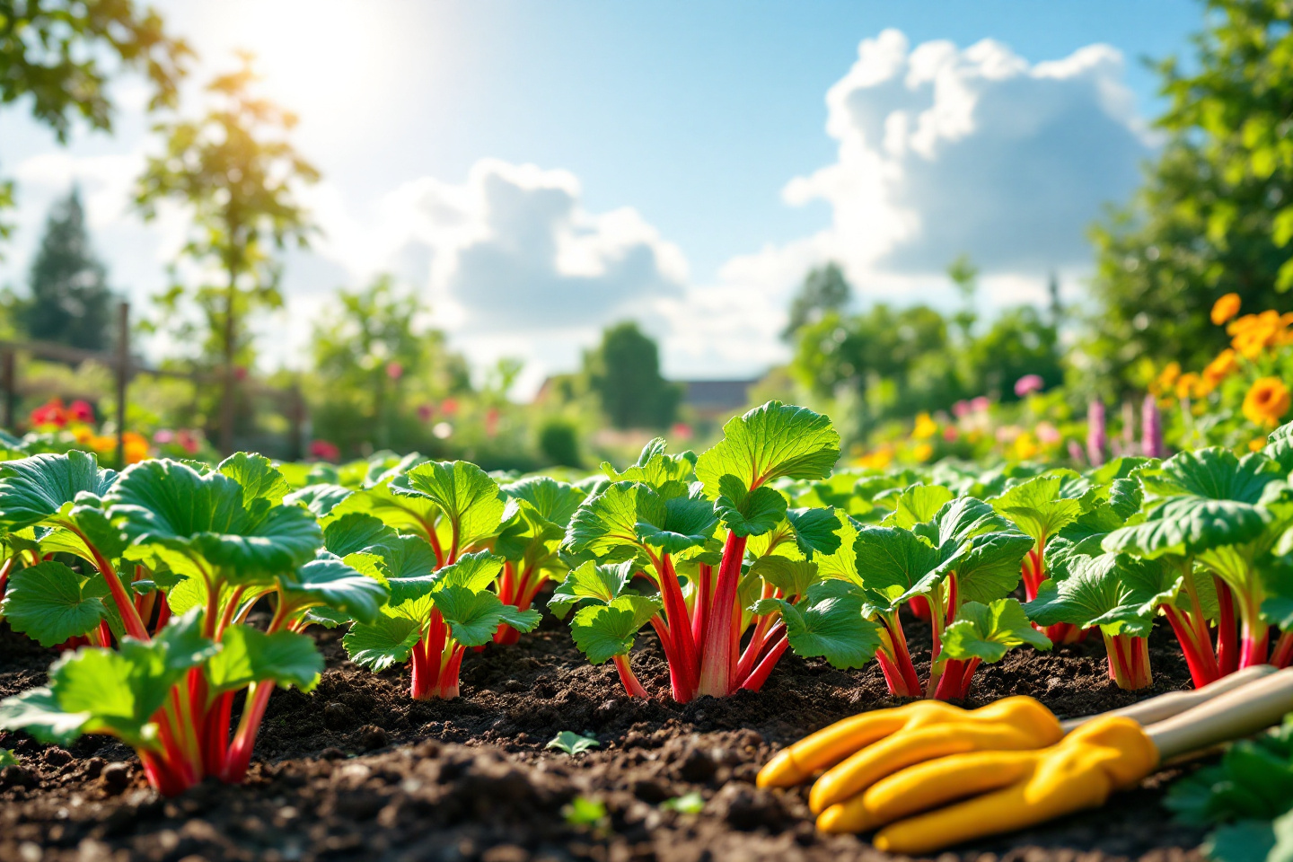 la rhubarbe jardin pour des recoltes colorees savoureuses toute annee 1