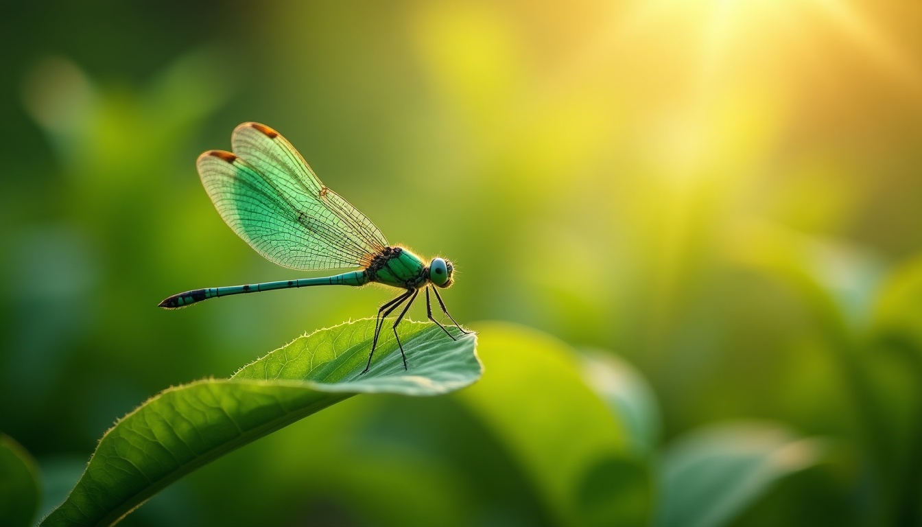 Libellule verte signification : symboliques et messages à découvrir